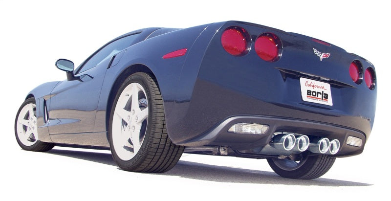 Borla 05-08 Corvette Coupe/Conv 6.0L/6.2L 8cyl 6spd RWD Touring SS Exhaust (rear section only) - Racecraft Industries