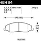 Hawk 05-10 Ford Mustang GT & V6 / 07-08 Shelby GT HPS Street Front Brake Pads - Racecraft Industries
