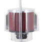 K&N 1in Flange L x 3in OD x 2.5in Height Clamp On Crankcase Vent Filter - Racecraft Industries
