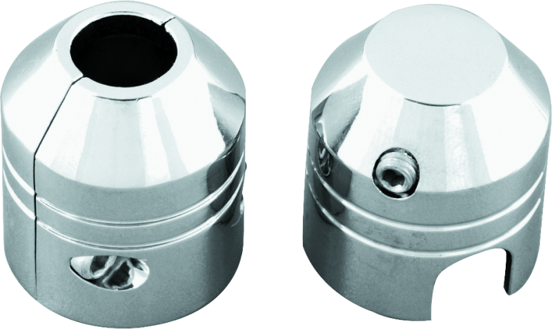 Kuryakyn Clutch Cable Ferrule & Banjo Bolt Cover Kit Chrome - Racecraft Industries