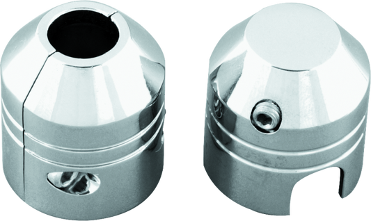 Kuryakyn Clutch Cable Ferrule & Banjo Bolt Cover Kit Chrome - Racecraft Industries