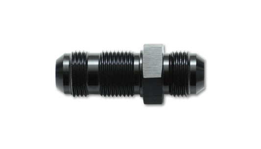 Vibrant -20AN Flare Straight Bulkhead Adapter Fitting - Aluminum - Racecraft Industries
