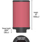 K&N Universal Rubber Filter 2.5in Flange ID x 3.5in OD x 6in Height - Racecraft Industries