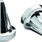 Kuryakyn Stiletto End Caps Chrome - Racecraft Industries