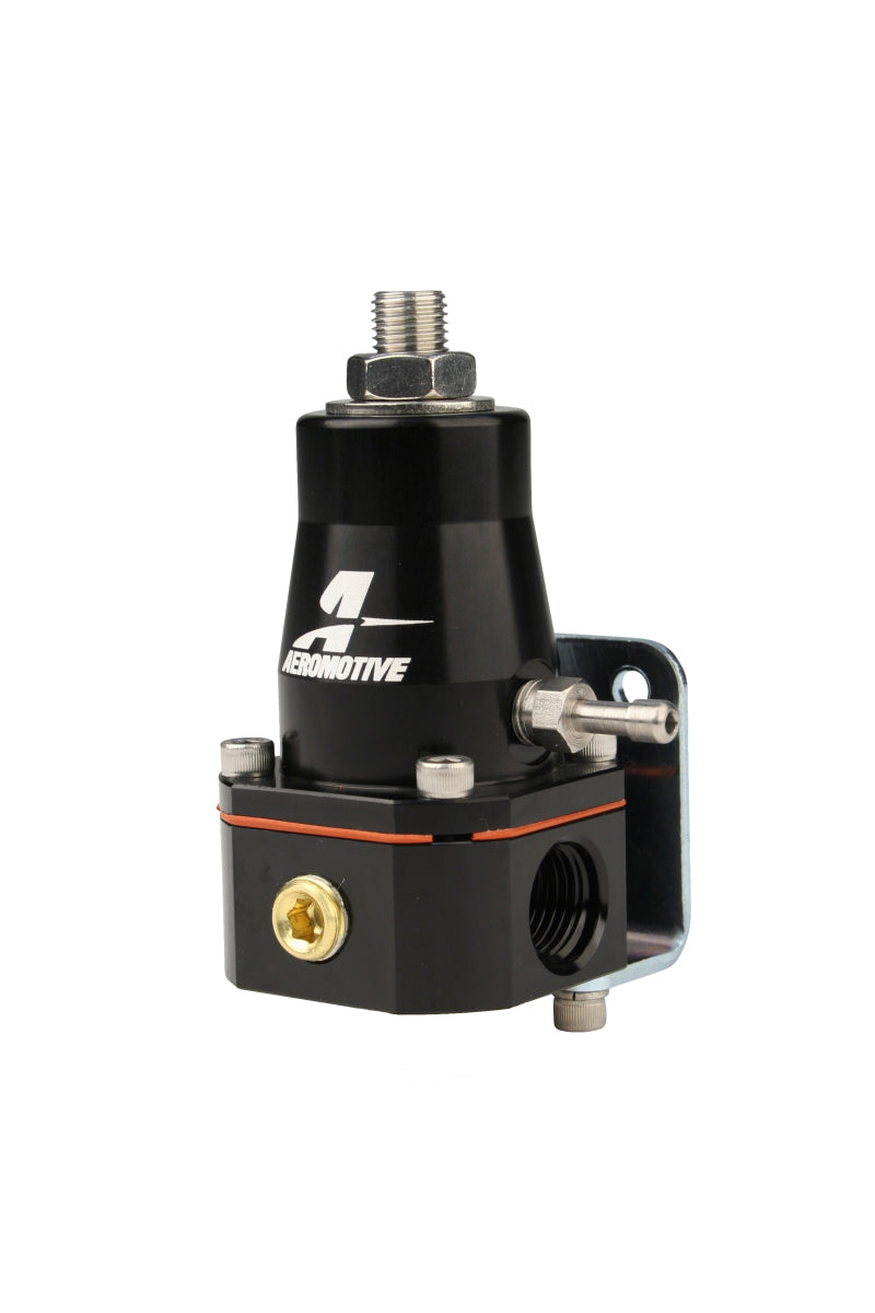Aeromotive Adjustable Regulator Billet EFI Bypass - (2) -6 Inlets/(1) -6 Return - Black - Racecraft Industries
