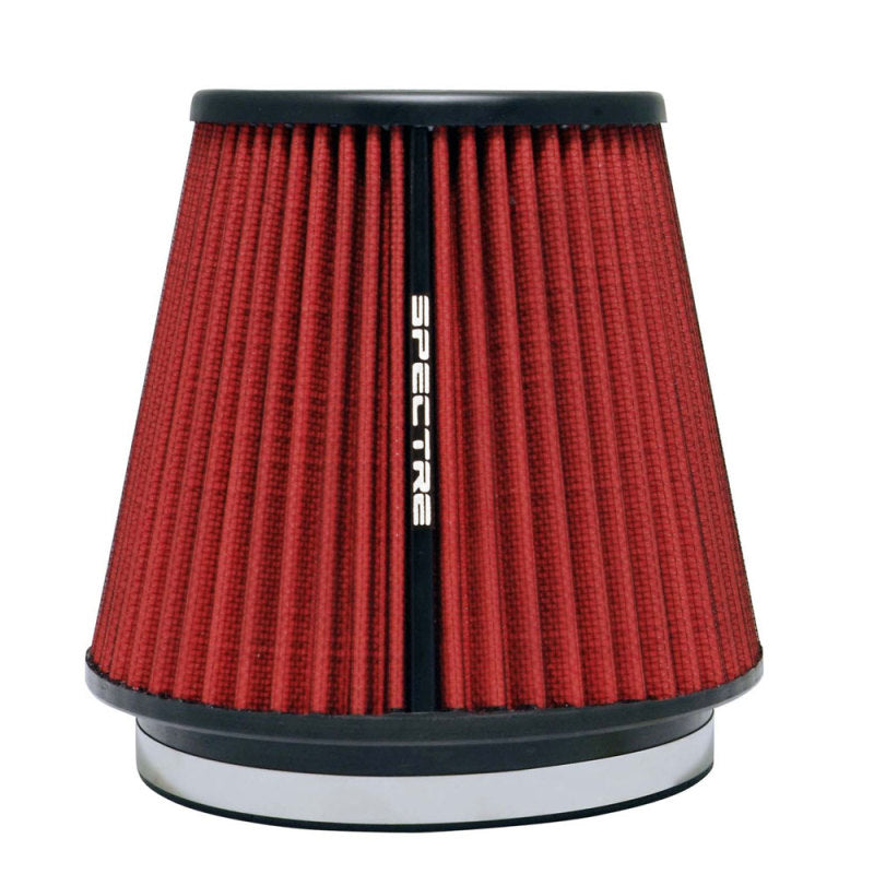 Spectre HPR Conical Air Filter 6in. Flange ID / 7.313in. Base OD / 7in. Tall - Red - Racecraft Industries