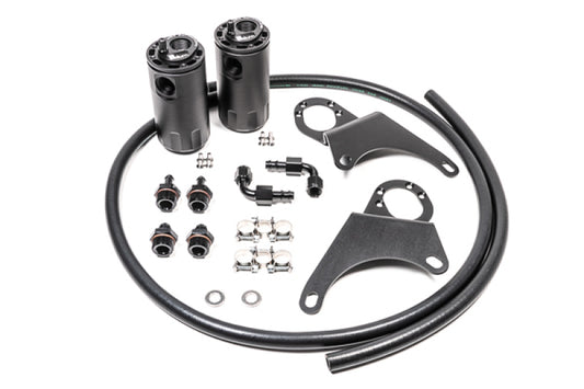 Radium Engineering Mitsubishi Evo 8-9 Dual Catch Can Kit Fluid Lock - Racecraft Industries