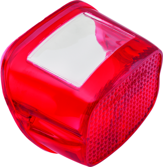 Bikers Choice 73-98 Big Twin And Sportster Replacement Taillight Lens Red Replaces H-D 68034-77 - Racecraft Industries