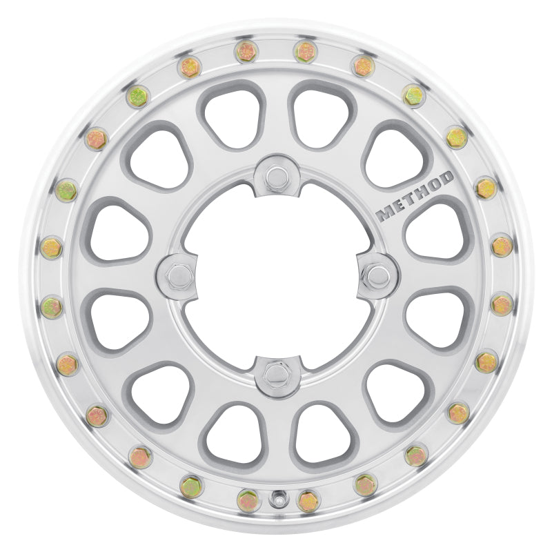 Method MR401-R UTV Beadlock 15x5 / 5+0/43mm Offset / 4x136 / 106mm CB Machined - Raw Wheel - Racecraft Industries