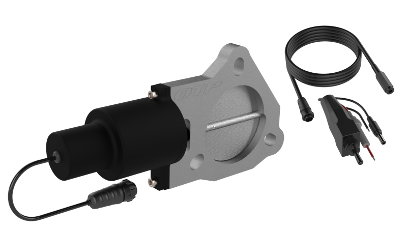 QTP 3in Bolt-On QTEC Electric Cutout Valve - Single - Racecraft Industries