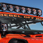 KC HiLiTES Universal 50in. Pro6 Gravity LED 8-Light 160w Combo Beam Light Bar (No Mount) - Racecraft Industries