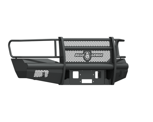 Road Armor 06-09 Dodge 2500 Vaquero Front Winch Plate - Tex Blk - Racecraft Industries