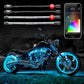 XK Glow Strip Million Color XKCHROME Smartphone App ATV/Motorcycle LED Light Kit 10XPod + 8X10In - Racecraft Industries