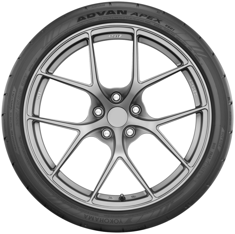 Yokohama Advan Apex V601 Tire - 275/35R19 100Y - Racecraft Industries