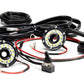 KC HiLiTES Cyclone 2in. LED Universal Under Hood Lighting Kit (Incl. 2 Cyclone Lights/Switch/Wiring) - Racecraft Industries