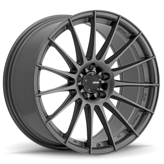 Konig Rennform 18x9 5x112 ET45 Matte Grey - Racecraft Industries