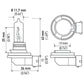 Hella Optilux H9 12V/100W XB Xenon White Bulb (pair) - Racecraft Industries