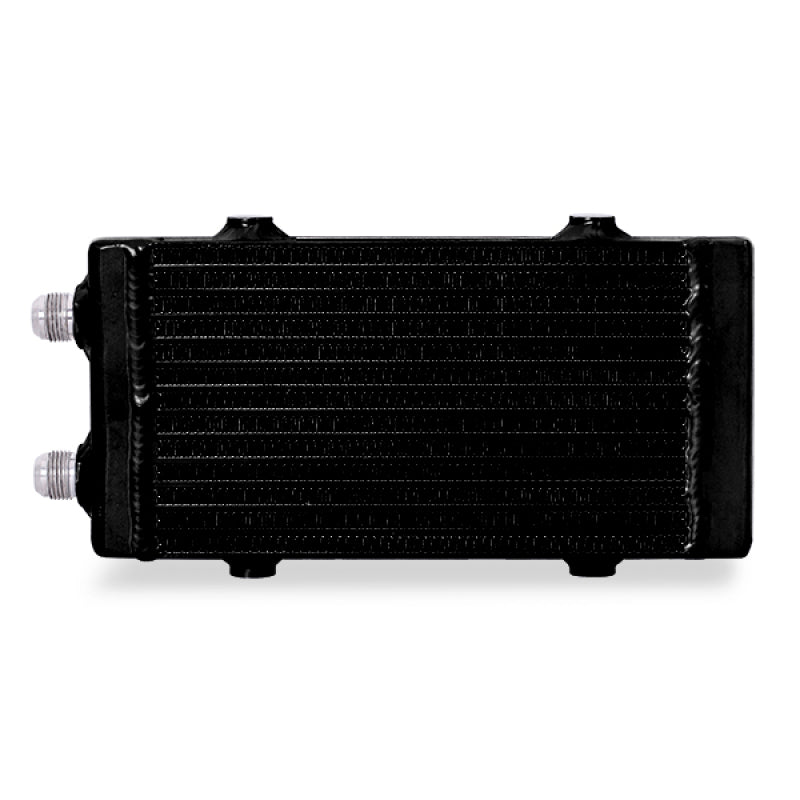 Mishimoto Universal Small Bar and Plate Dual Pass Black Oil Cooler - Racecraft Industries