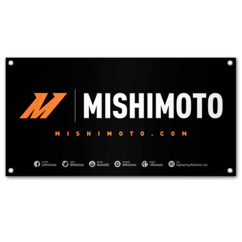 Mishimoto Promotional Large Vinyl Banner 45x87.5 inches - Racecraft Industries