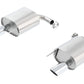 Borla Atak Rear Section 15-17 Ford Mustang 2.3L EcoBoost MT/AT 2.25in pipe 4in tip - Racecraft Industries