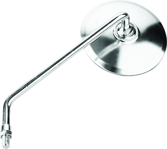 BikeMaster Round Mirror 10mm Right - Stainless - Racecraft Industries