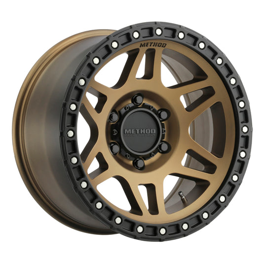 Method MR312 17x9 -12mm Offset 6x5.5 106.25mm CB Method Bronze/Black Street Loc Wheel - Racecraft Industries