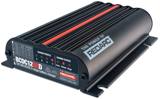 REDARC DC/DC 4-Stage In-Vehicle Battery Charger - 12V 50A - Racecraft Industries