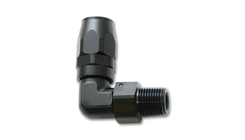 Vibrant Male NPT 90 Degree Hose End Fitting -10AN - 3/8 NPT - Racecraft Industries