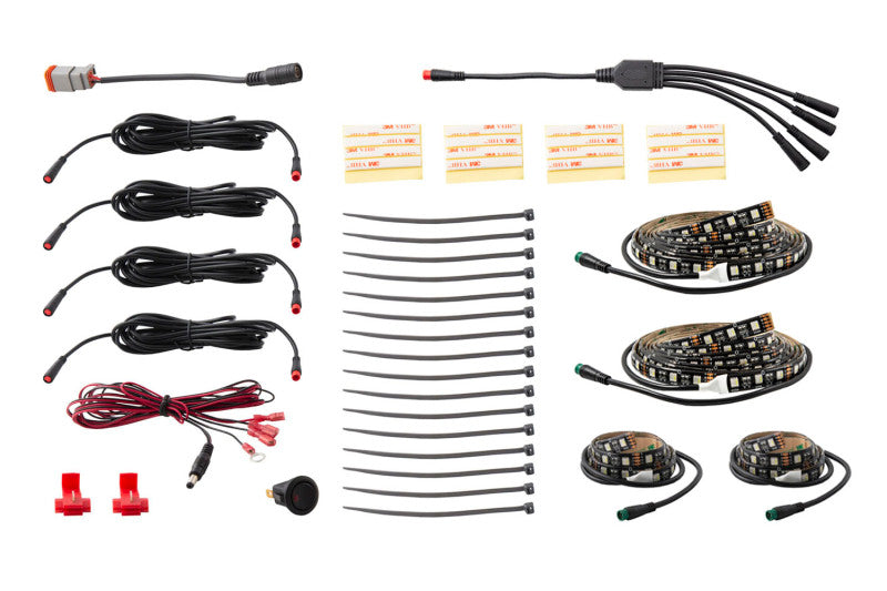 Diode Dynamics RGBW Multicolor Underglow LED Kit - Racecraft Industries