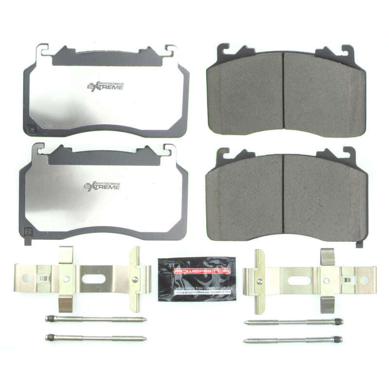 Power Stop 2020 Ford Mustang Front Z26 Extreme Street Brake Pads w/Hardware - Racecraft Industries