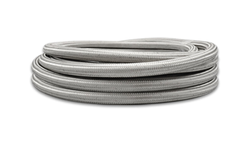 Vibrant SS Braided Flex Hose with PTFE Liner -10 AN (5 foot roll) - Racecraft Industries